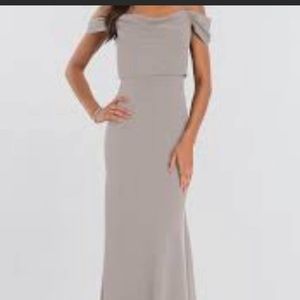 Sabine Long Jenny Yoo BHLDN Bridesmaid Dress-Sz 8